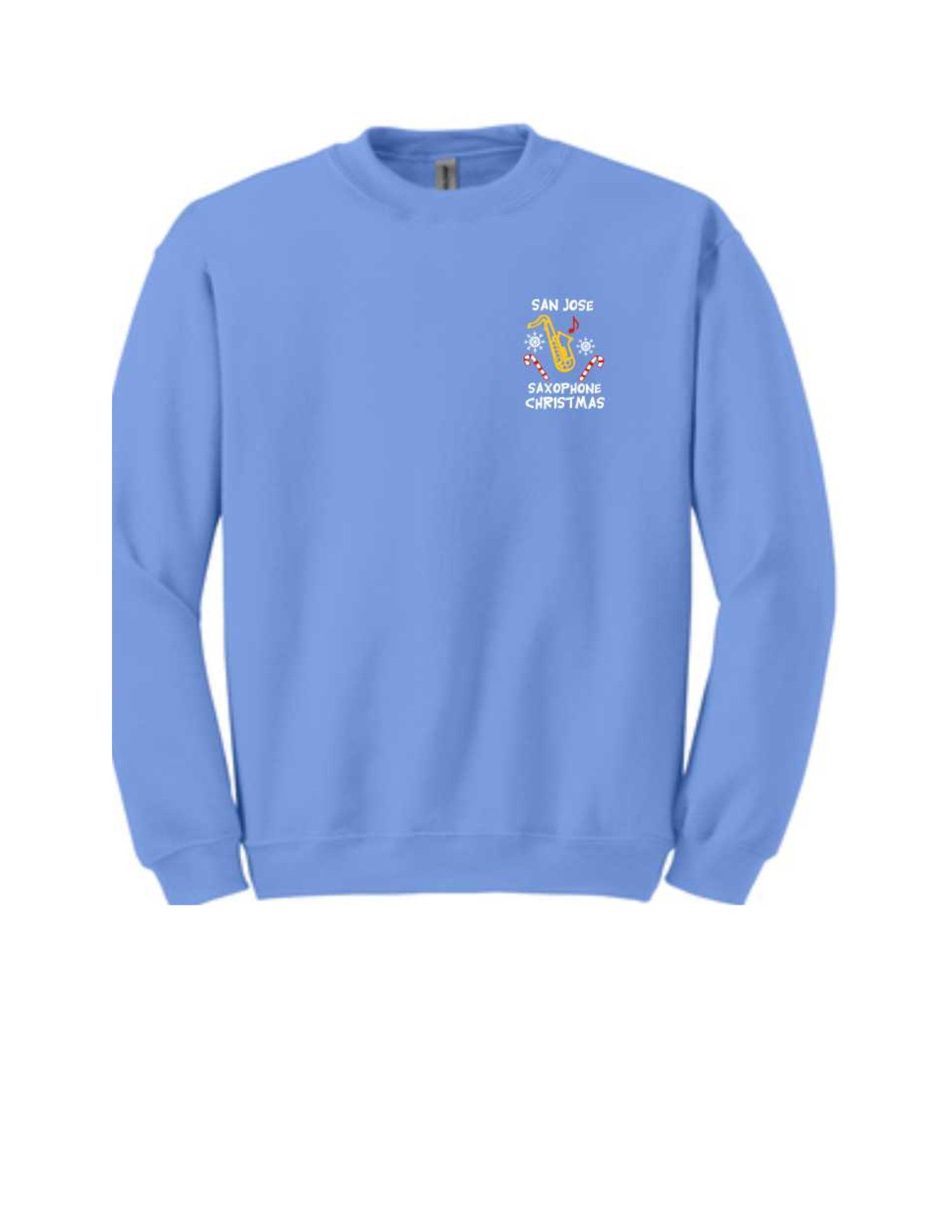 2026 San Jose Saxophone Christmas Sweatshirt